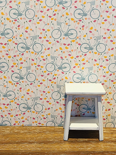 Wallpaper, 3pc: Spring Bicycle